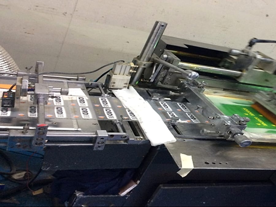 Dual-station Screen Press
