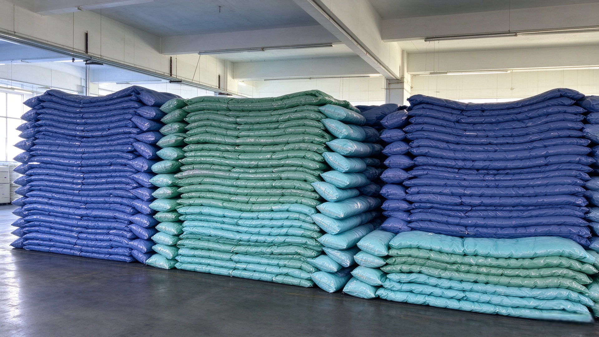 JUNQI outdoor inflatable mat plant, finished mats in stock